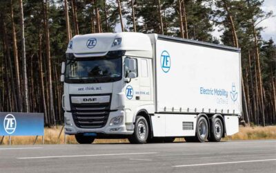 ZF mostra nova solução para caminhões híbridos a diesel e eletricidade